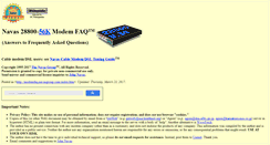 Desktop Screenshot of modemfaq.navasgroup.com